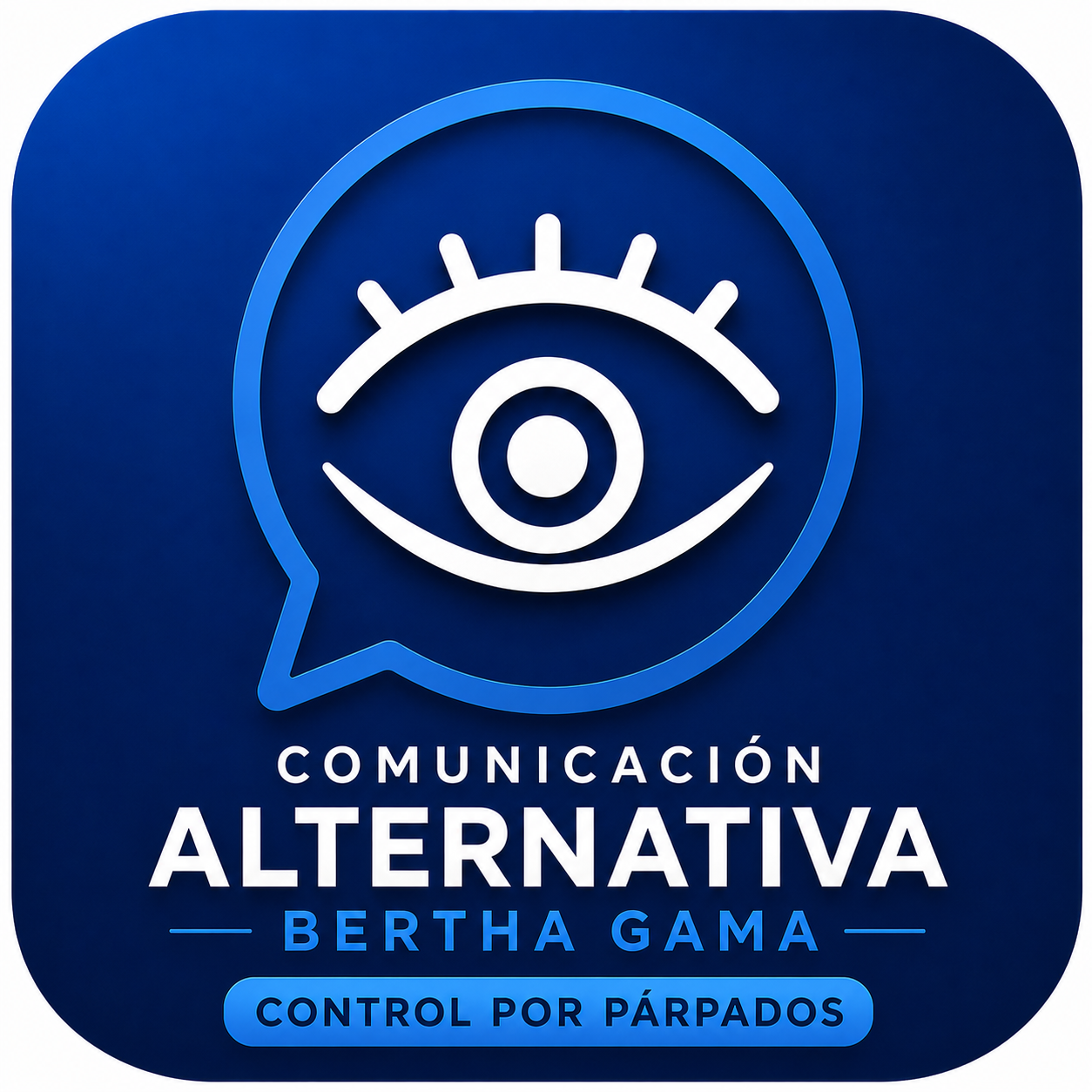 Logo de Comunicación Alternativa Bertha-Gama control por párpados